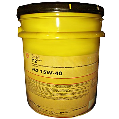 Shell T2 HD 15W-40 — 5 Gallon Pail