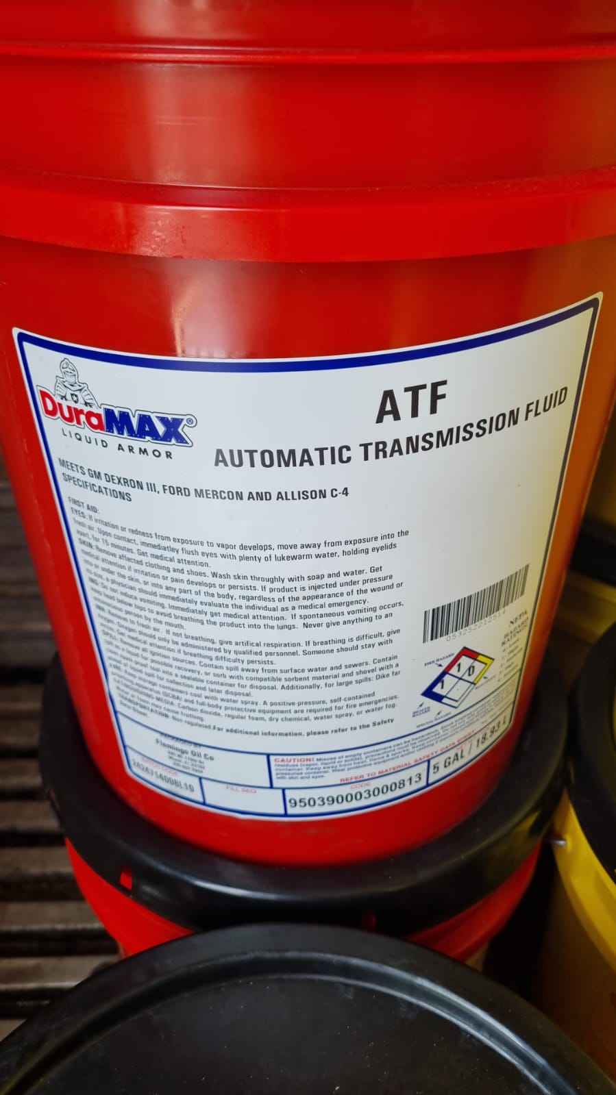 DuraMax Automatic Transmission Fluid — 5 Gallon Pail