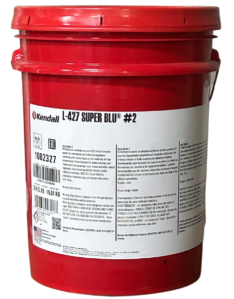 Kendall L-427 Super Blue #2 Grease — 5 Gallon Pail